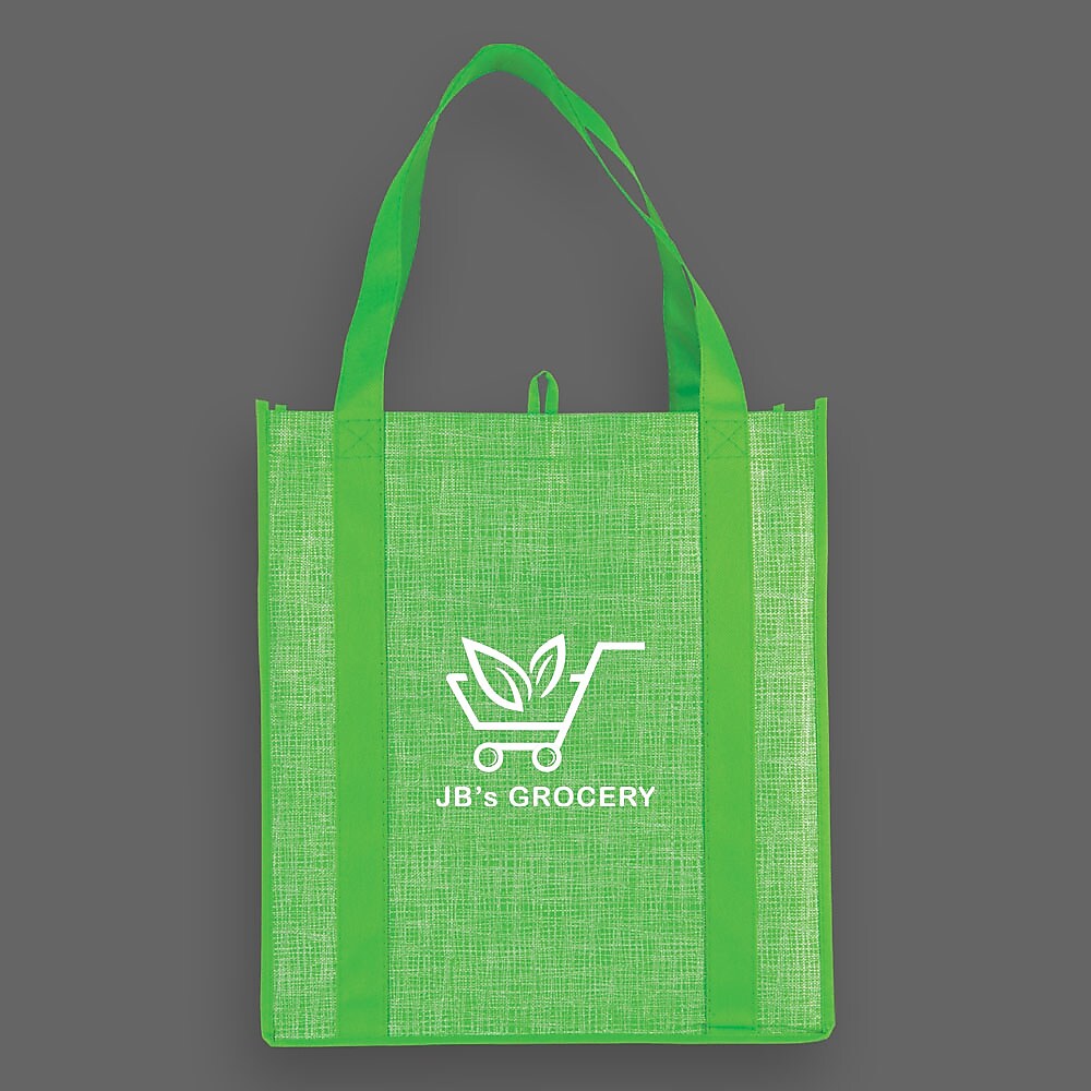 Colossal Two-Tone Grocery Tote, Qty 100