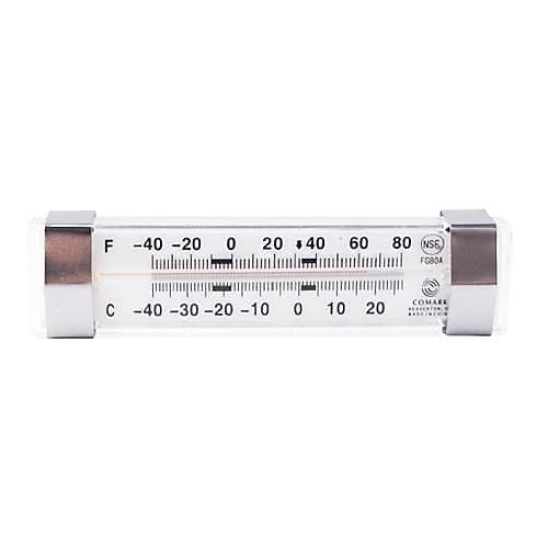 Comark 80 F Refrigerator/Freezer Thermometer, Silver, 5