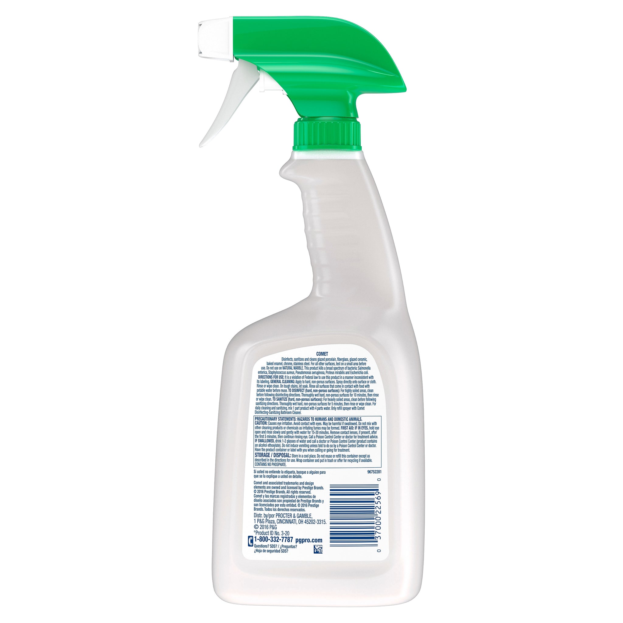 Comet Professional Multi Purpose Disinfecting - Sanitizing Liquid Bathroom Cleaner Spray, 32 fl oz.