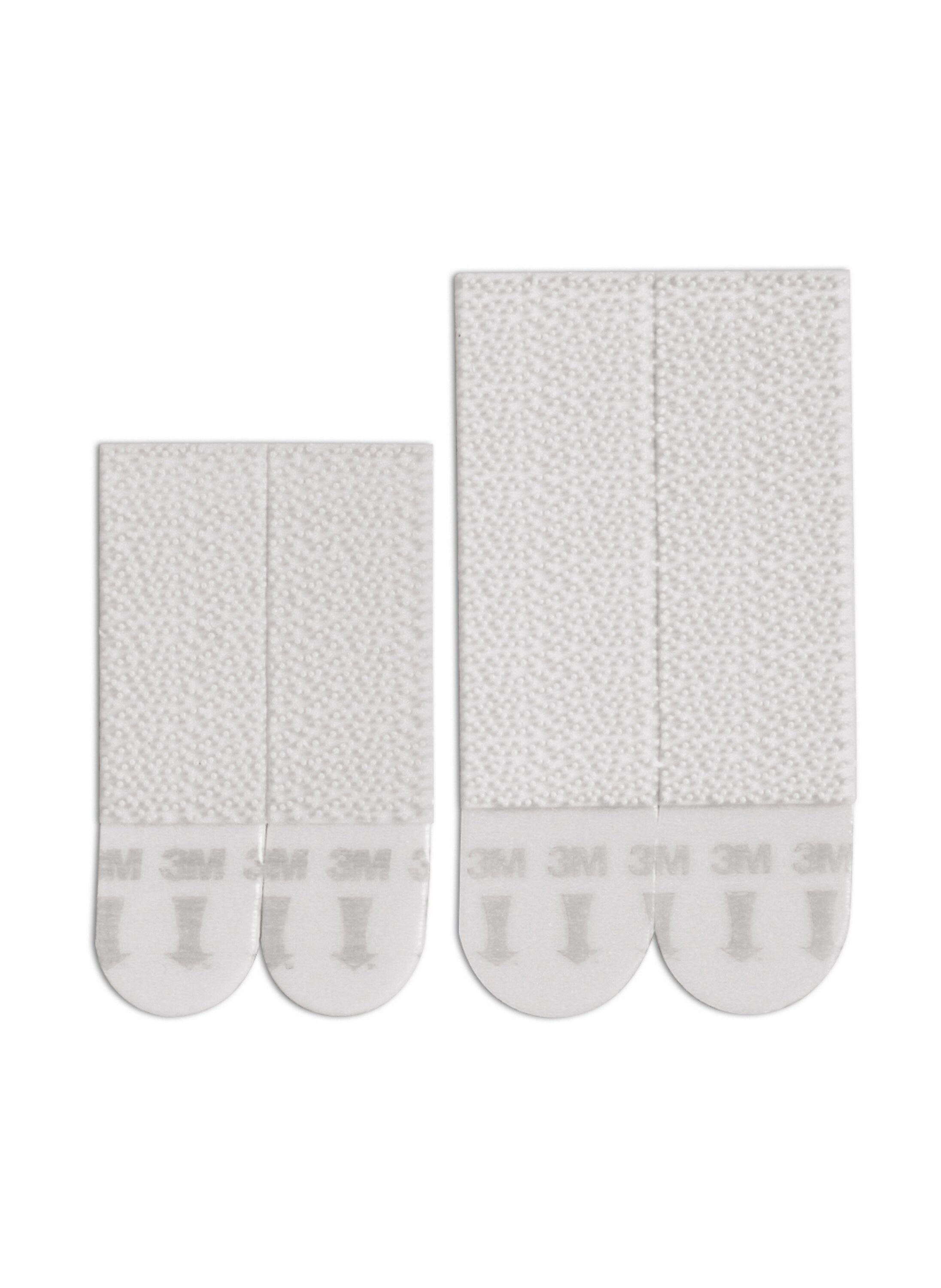 Command Assorted Hanging Strips, 12 lb., White, 8 Medium and 4 Small Sets/Pack