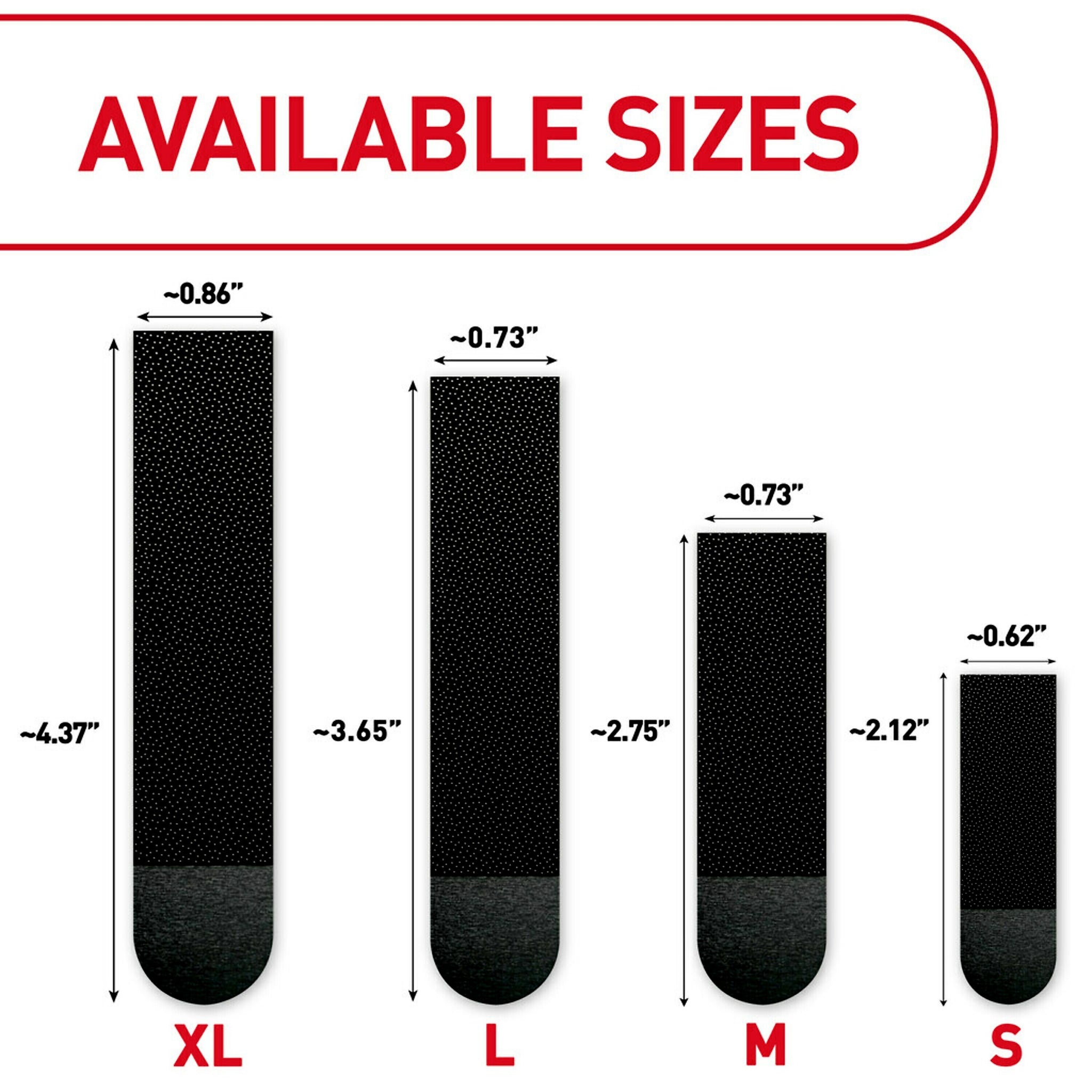Command Large Hanging Strip, 16 lb., Black, 12/Pack