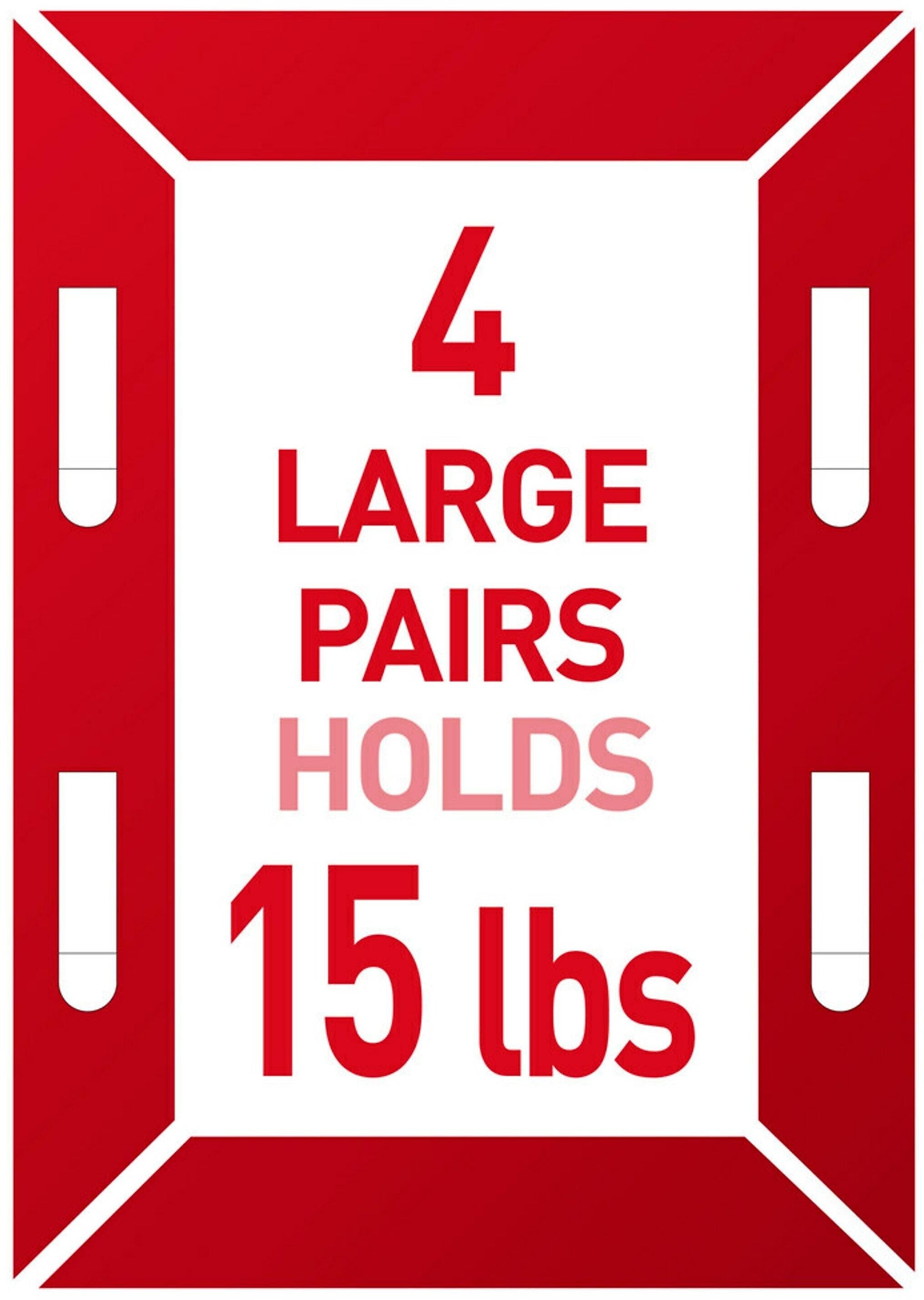 Command Large Hanging Strips, 15 lb., White, 12/Pack