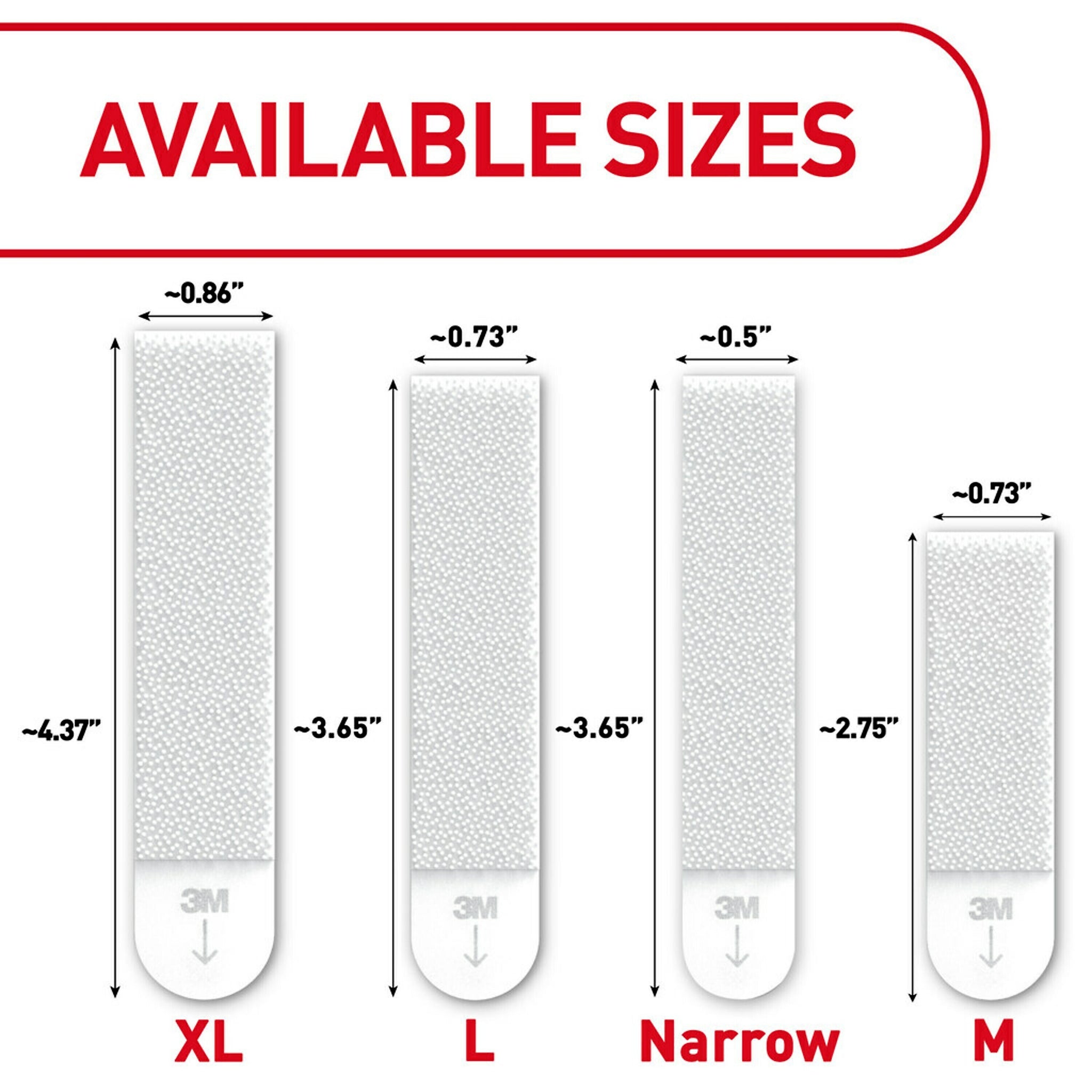 Command Large Picture Hanging Strips, White, Damage Free Hanging of Dorm Decor, 12 Pairs, 24 Command Strips)