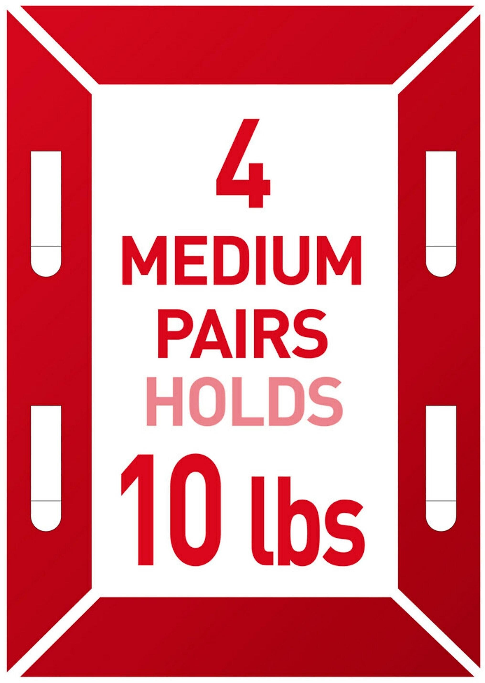 Command Medium Hanging Strips, 10 lb., Black, 4/Pack