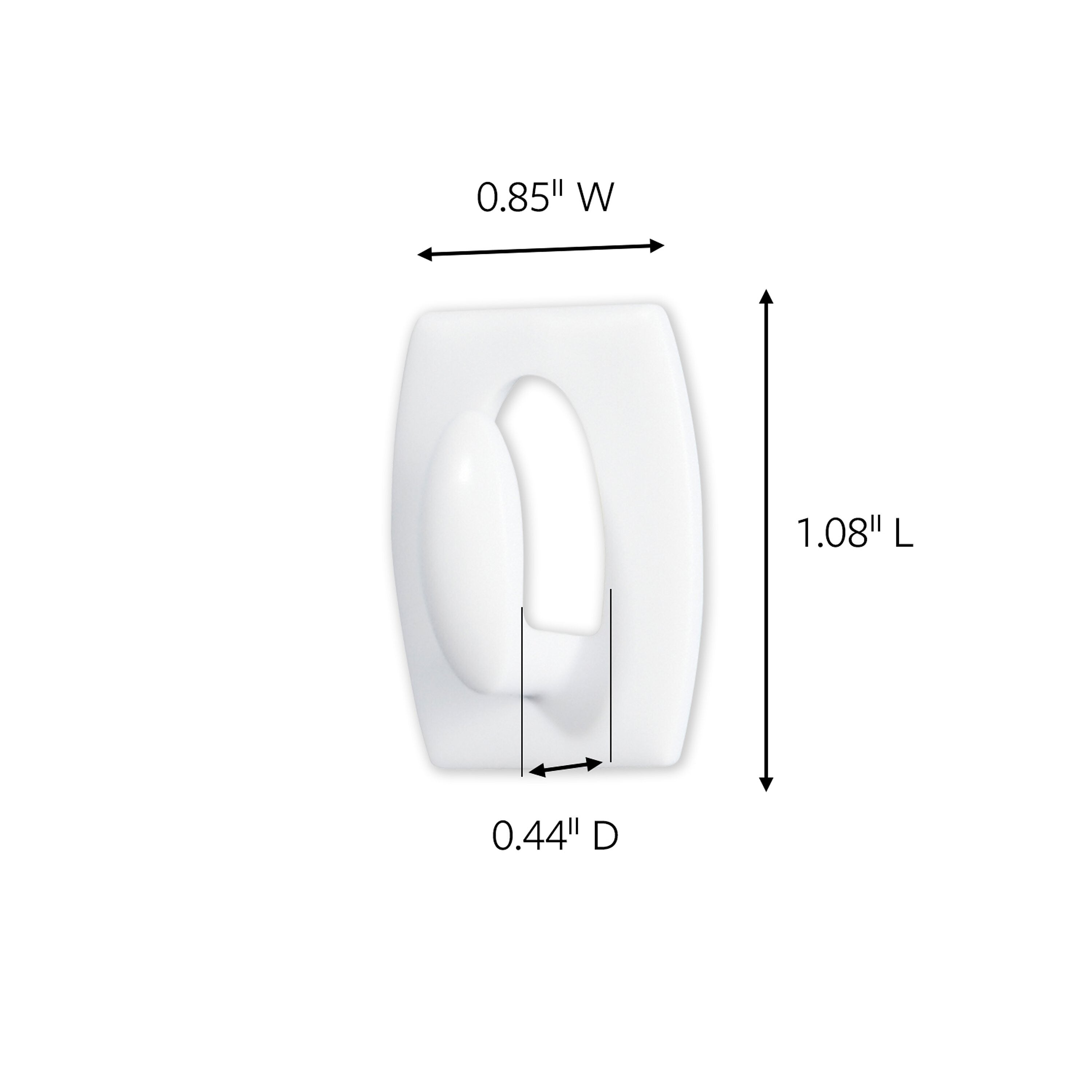 Command™ Mini Hooks Value Pack, White, 18 Hooks