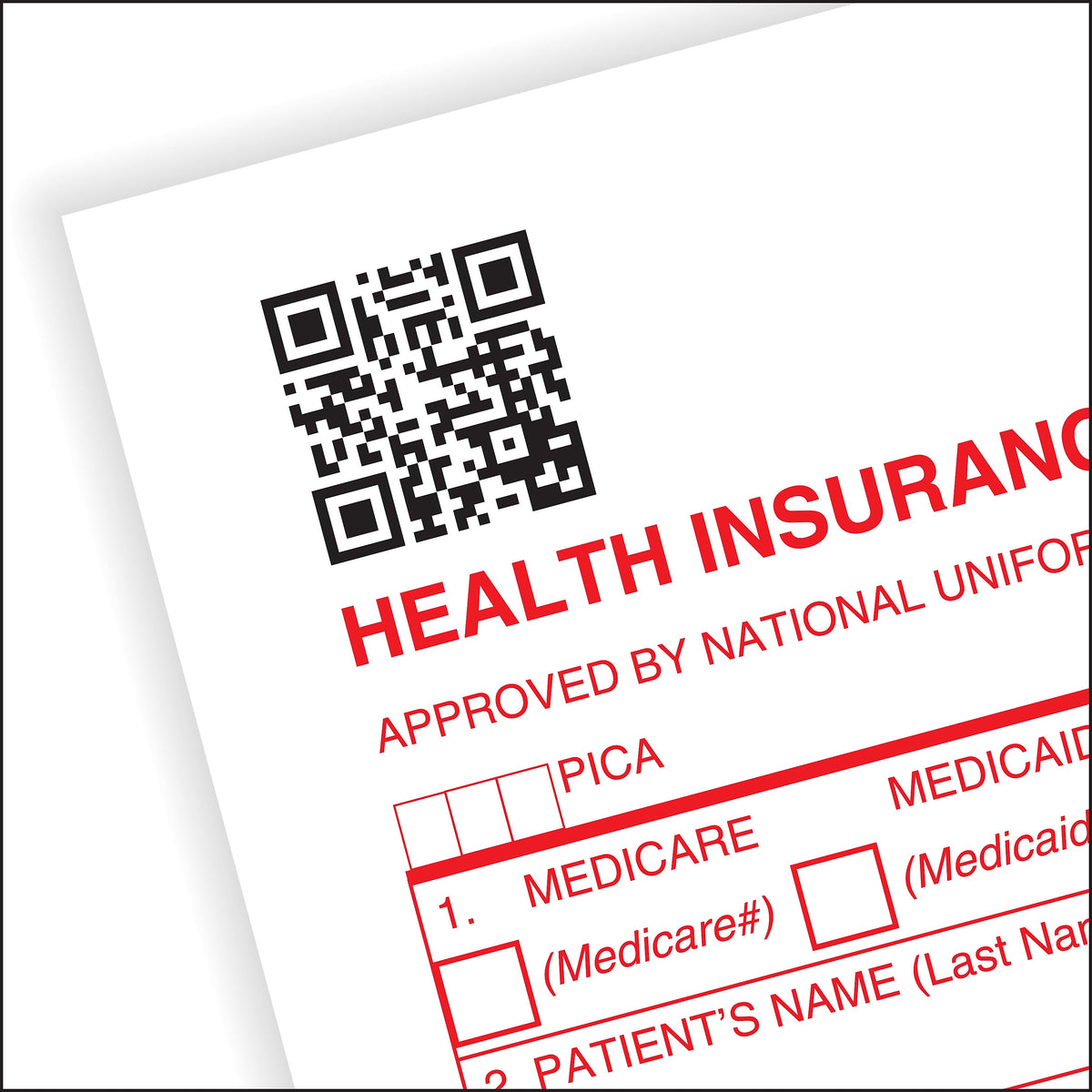 ComplyRight CMS-1500 Health Insurance Claim Forms , 8-1/2" x 11", Box of 1,000