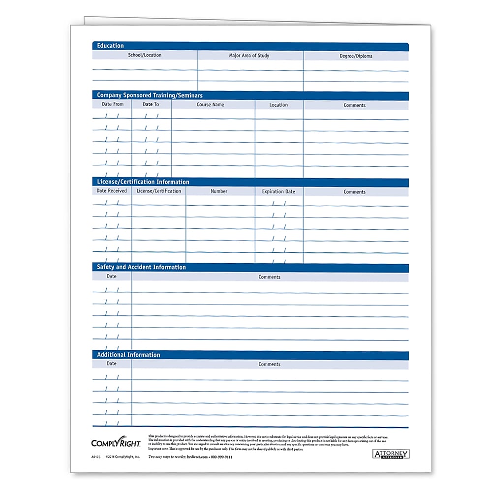 ComplyRight™ Confidential Employee Records Folder, Expanded, Pack of 25