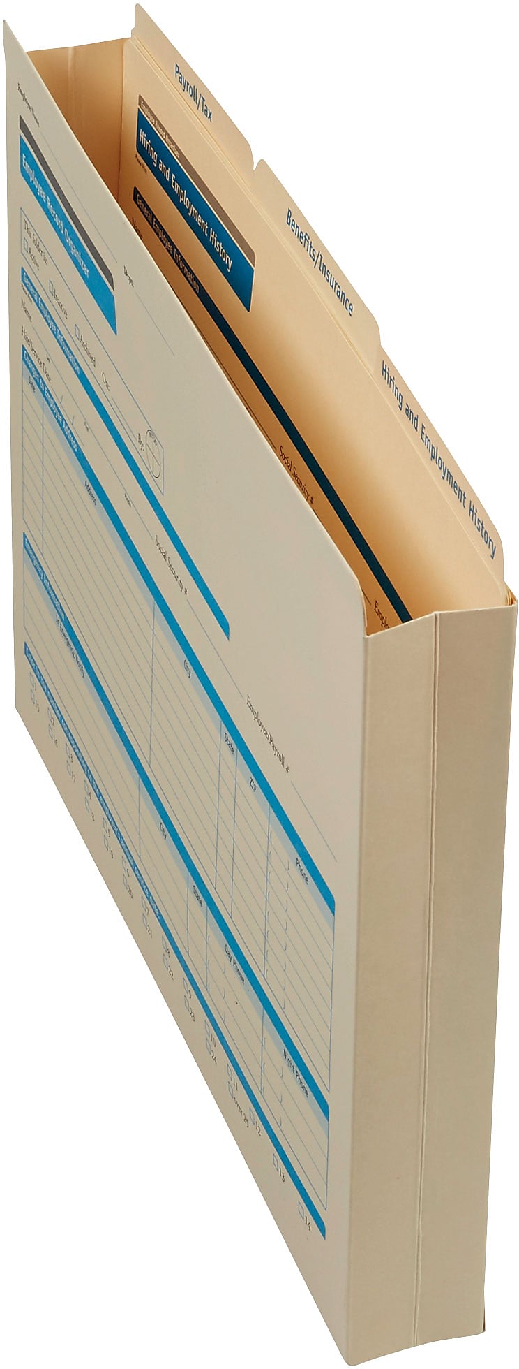 ComplyRight Employee Record Organizer for Small Business, 3-Folder Set