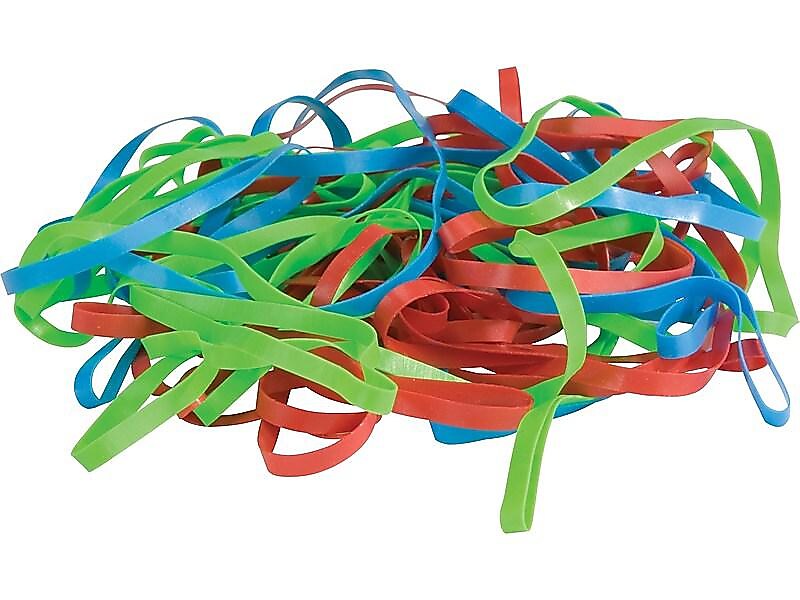 CONSERVE PlastiBands Multi-Purpose Rubber Bands, Box, 100/Box