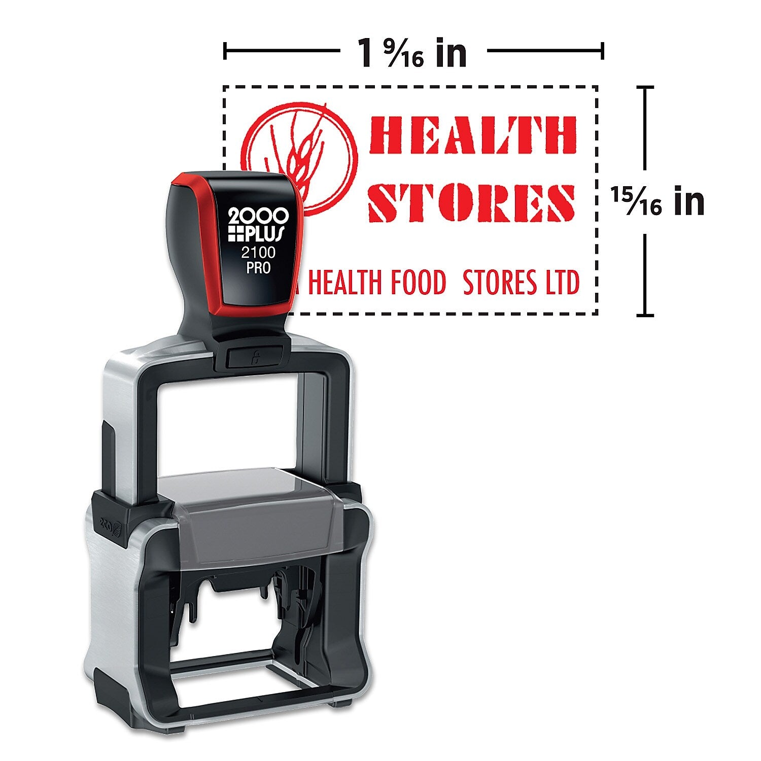 Cosco 2000 PLUS Custom Self Inking Heavy Duty Stamp, Rectangular, 7 Lines, 15/16