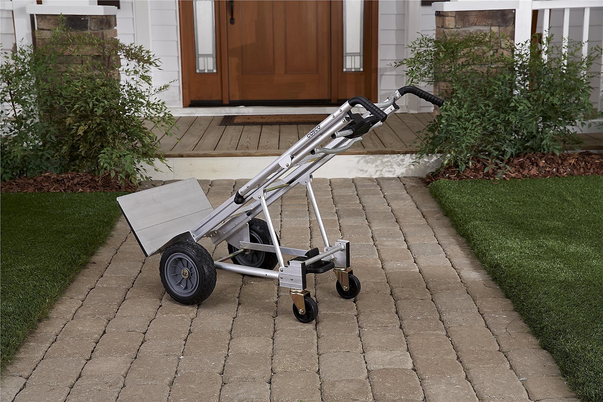 Cosco 3-in-1 Assist Series Hand Truck, 1000 lbs., Aluminum/Black