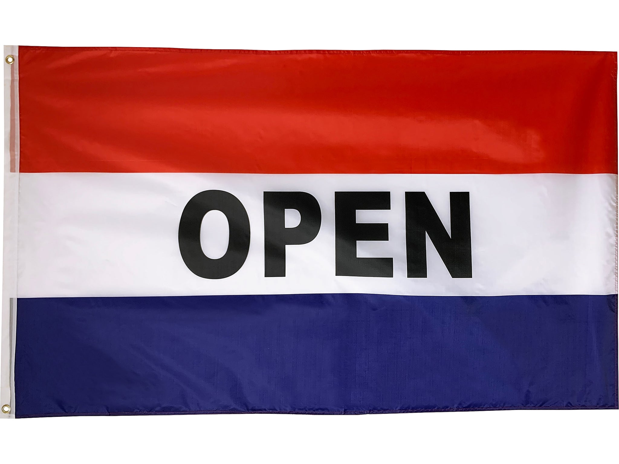 Cosco 3' x 5' OPEN Tricolor Flag, Polyester