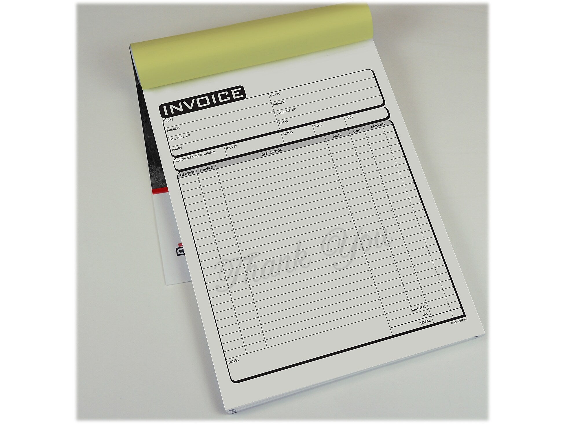 Cosco Business 2-Part Carbonless Invoices, 8.5