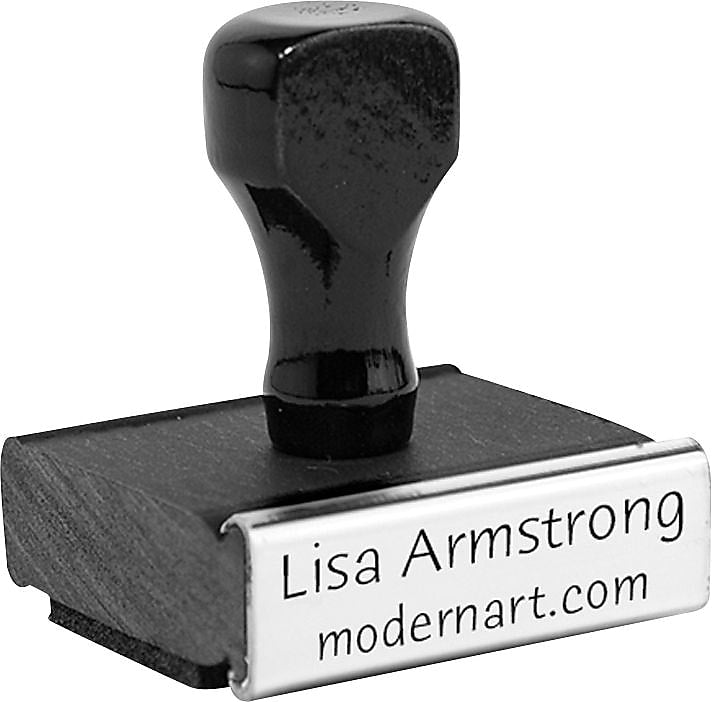 Cosco Custom Rubber Stamp, Rectangular, 7 Lines, 1