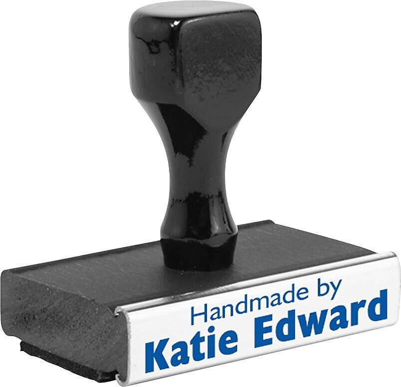 Cosco Custom Rubber Stamp, Rectangular, 7 Lines, 15/16