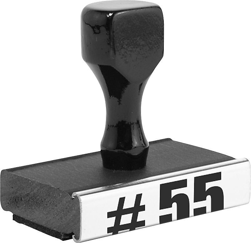 Cosco Custom Rubber Stamp, Rectangular, 9 Lines, 1 1/4