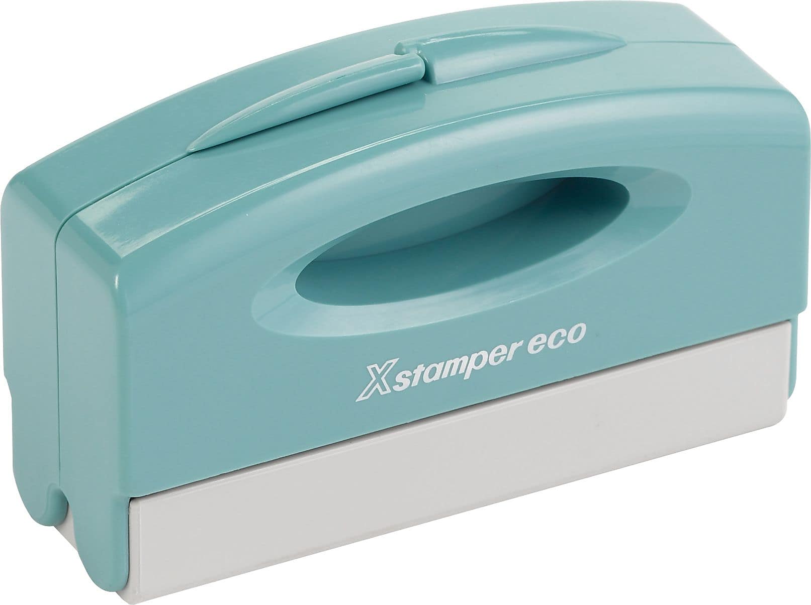 Cosco Custom X-Stamper Brand Pre-Inked Pocket Stamp, 4 Lines, 5/8