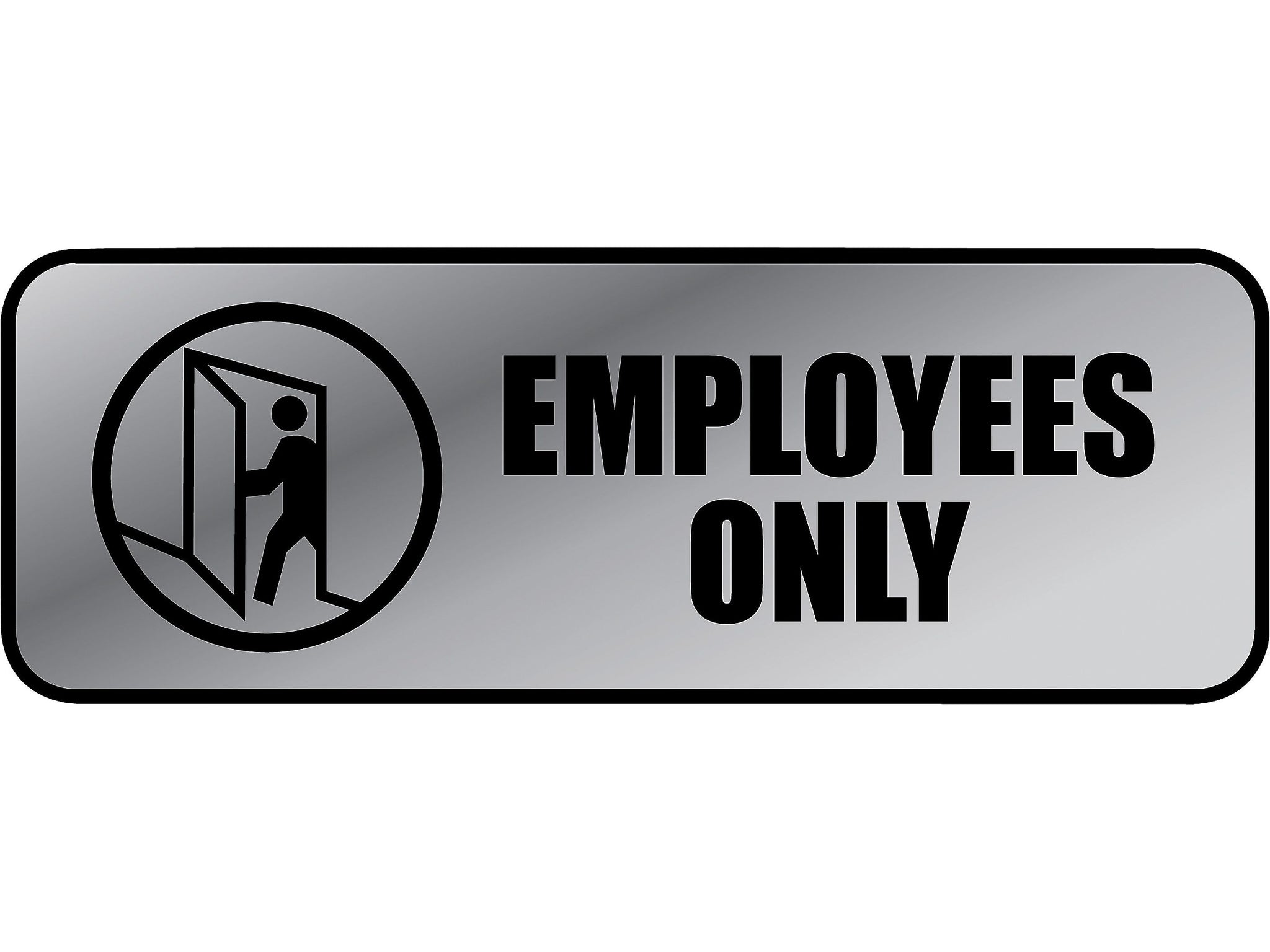 Cosco Employees Only Indoor Wall Sign, 9.2