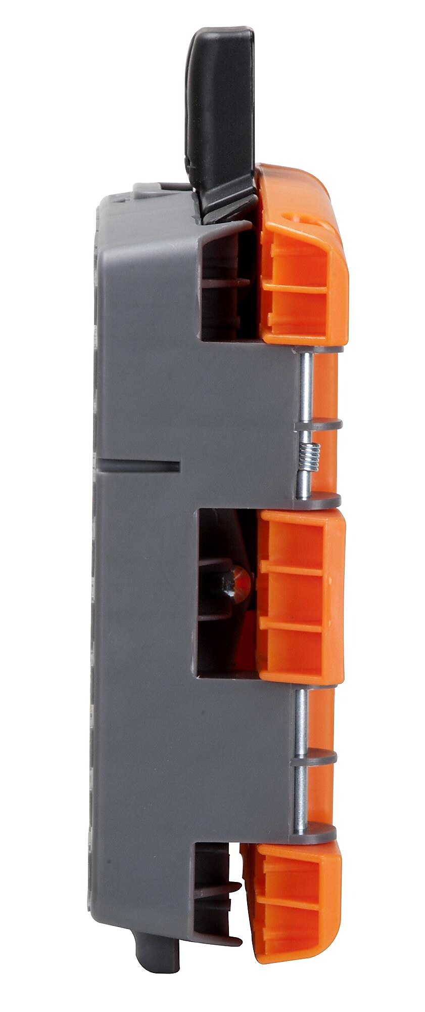 Cosco Folding Step Stool, 1-Step, 300 lb Capacity, Orange/Gray