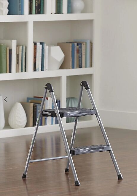 Cosco Folding Step Stool, 2-Step, 200 lb Capacity, 16.9