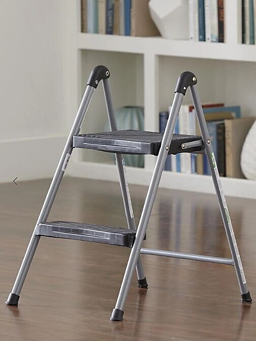 Cosco Folding Step Stool, 2-Step, 200 lb Capacity, 16.9