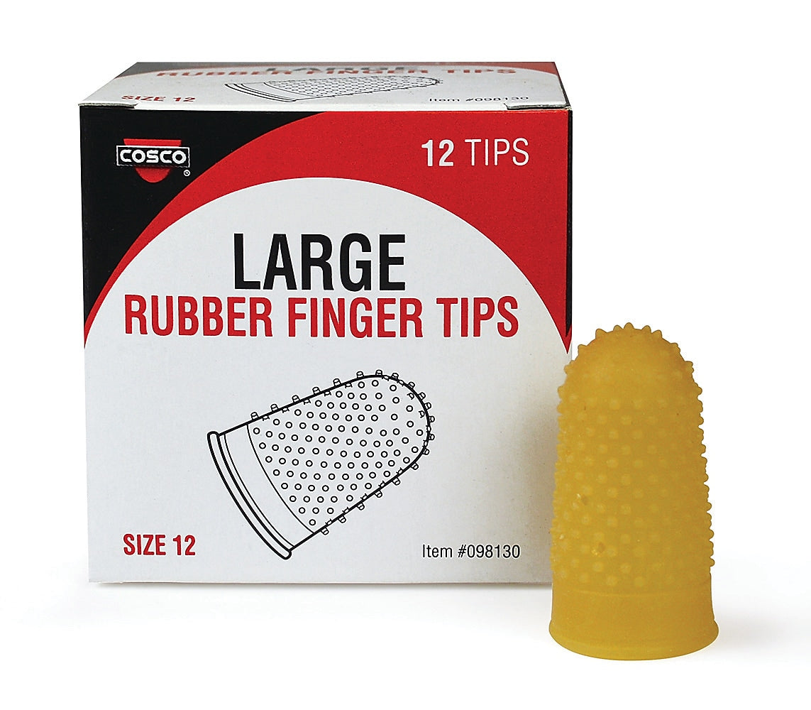 Cosco Large Finger Pad, Orange, Dozen