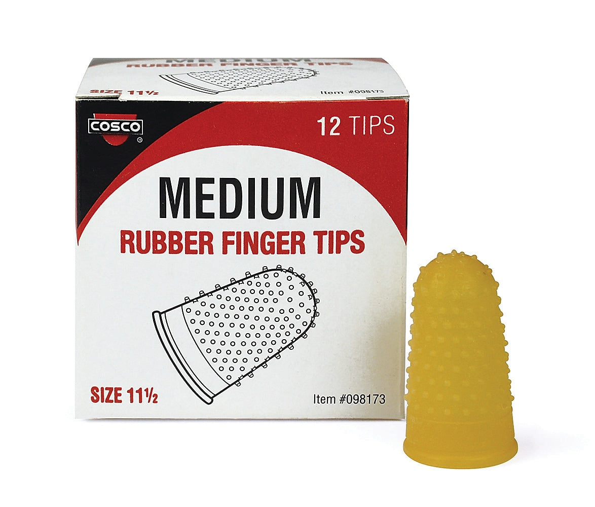 Cosco Medium Finger Pad, Orange, Dozen
