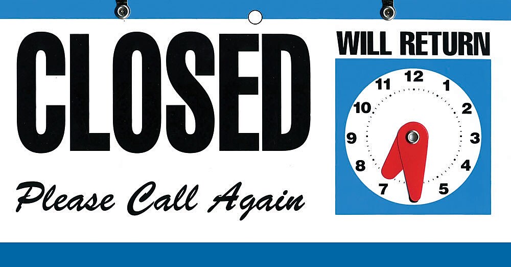 Cosco® Open/Closed Outdoor Sign, 11.6