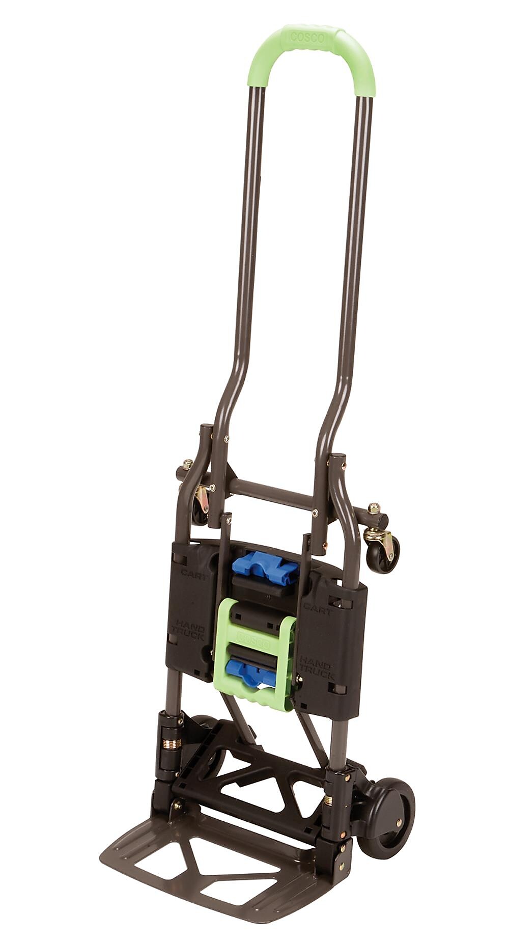 Cosco Shifter Multi-Position Folding Hand Truck and Cart, 300 lbs., Green/Black