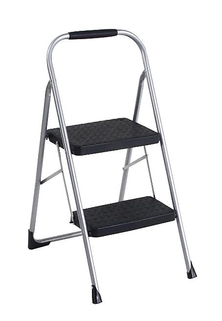 Cosco Two Step Big Step Folding Step Stool with Rubber Hand Grip