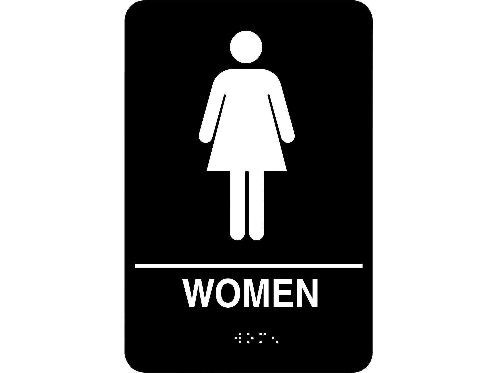 Cosco® Women and Men Indoor Door Signs, 5.9