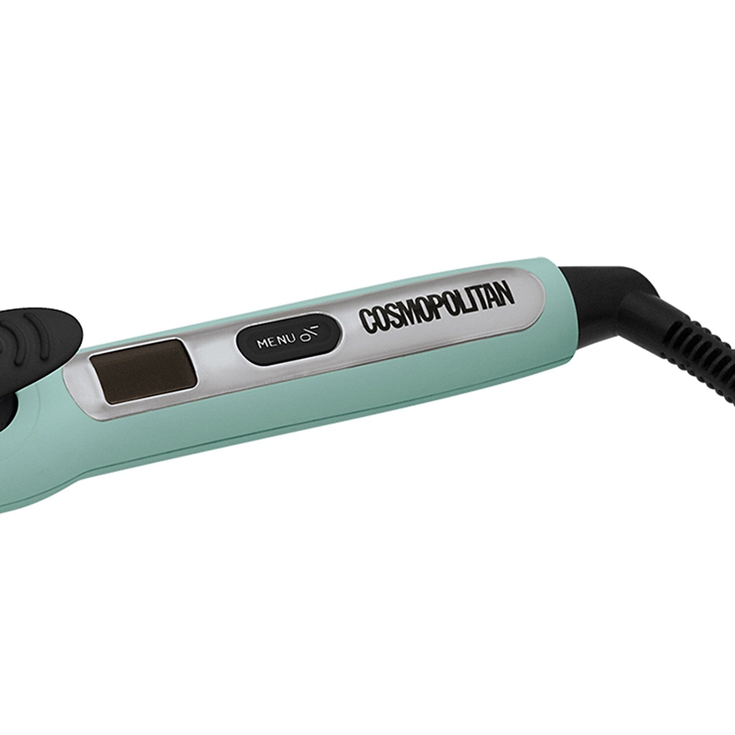 Cosmopolitan Ceramic Hair Curler, 1-Inch, Blue & Silver,