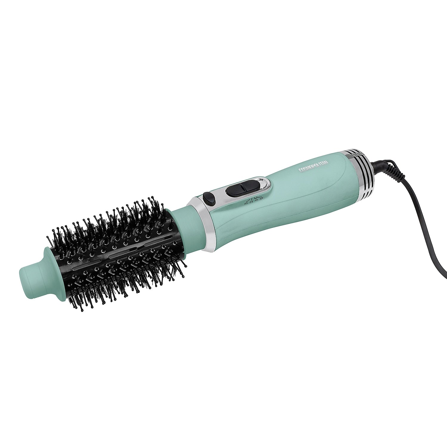 Cosmopolitan Hot Airstyler Brush, Blue & Silver,