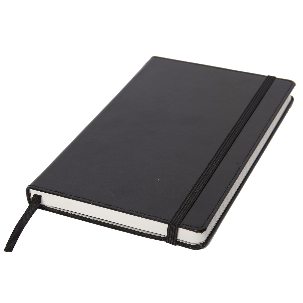 C.R. Gibson Journal, 5" x 8.25", Narrow Ruled, Black, 192 Pages