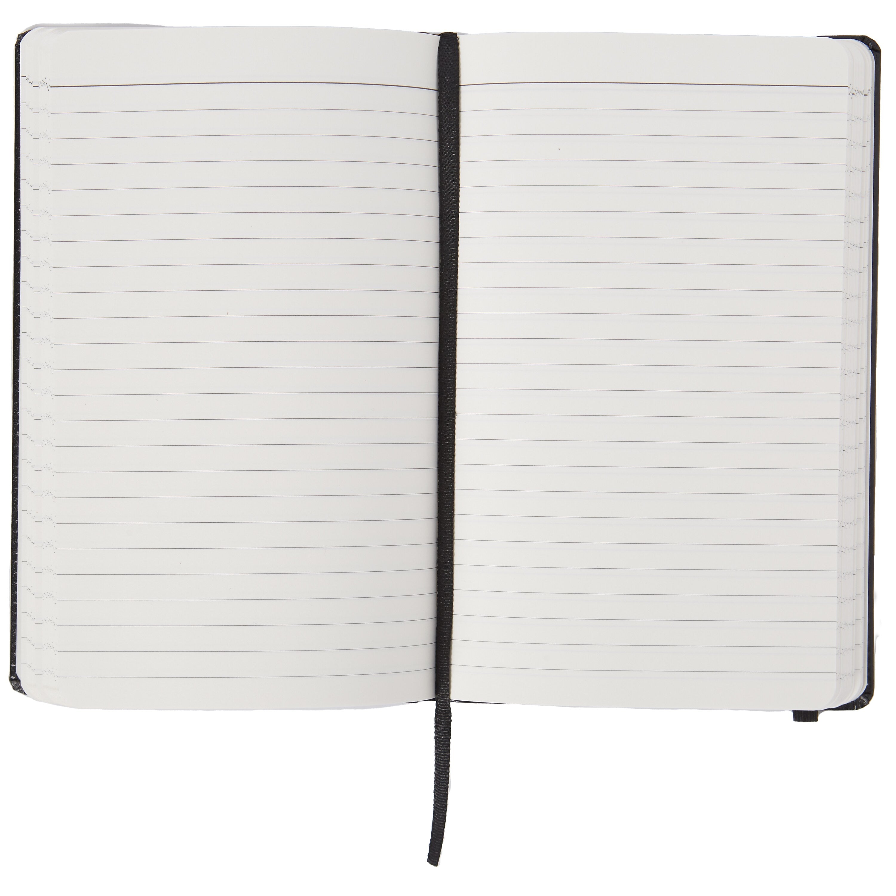 C.R. Gibson Journal, 5" x 8.25", Narrow Ruled, Black, 192 Pages