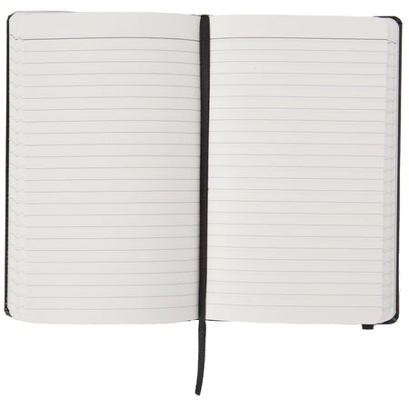 C.R. Gibson Journal, 5" x 8.25", Narrow Ruled, Black, 192 Pages