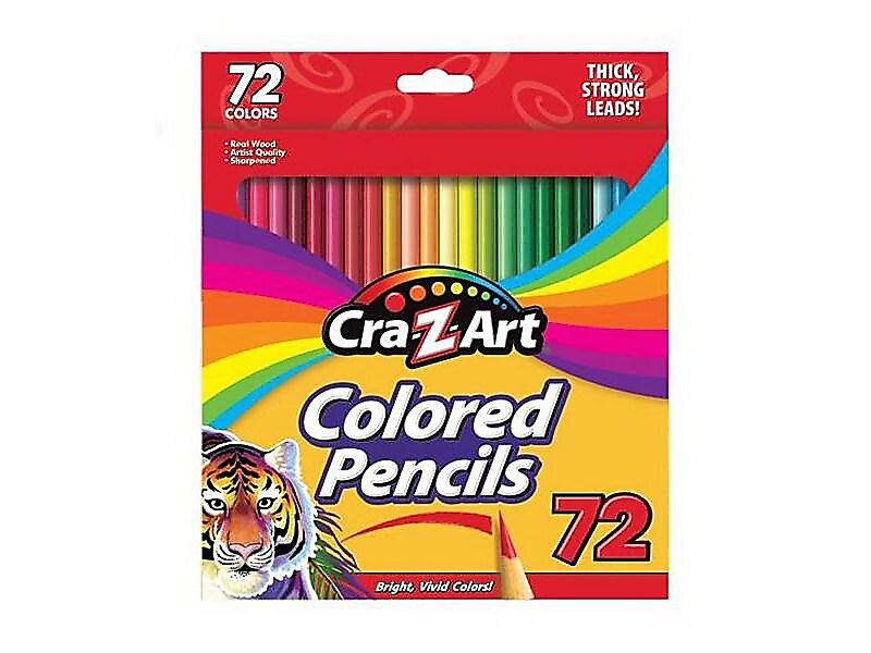 Cra-Z-Art Colored Pencils, Assorted, 72/Box