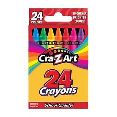 Cra-Z-Art School Quality Crayon, 24/Pack