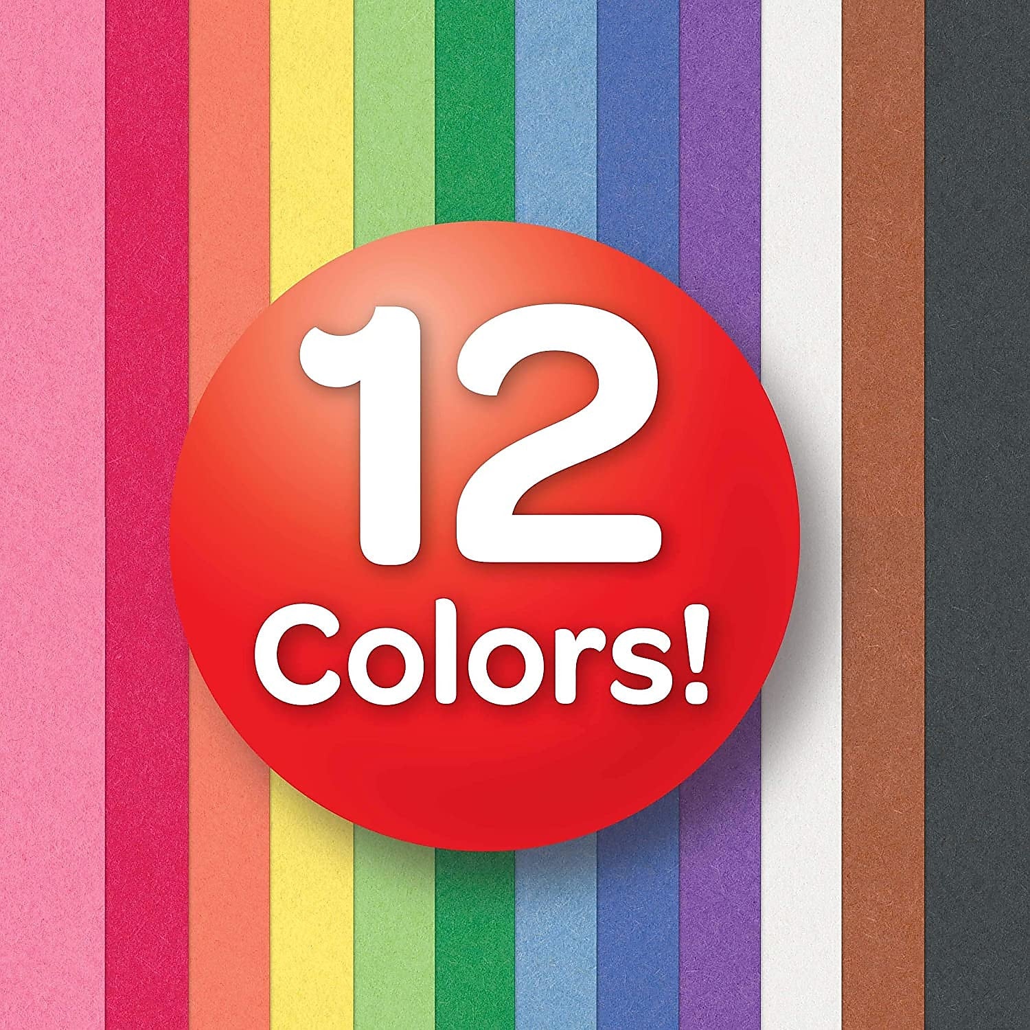 Crayola 12 Colors! Construction Paper, 12