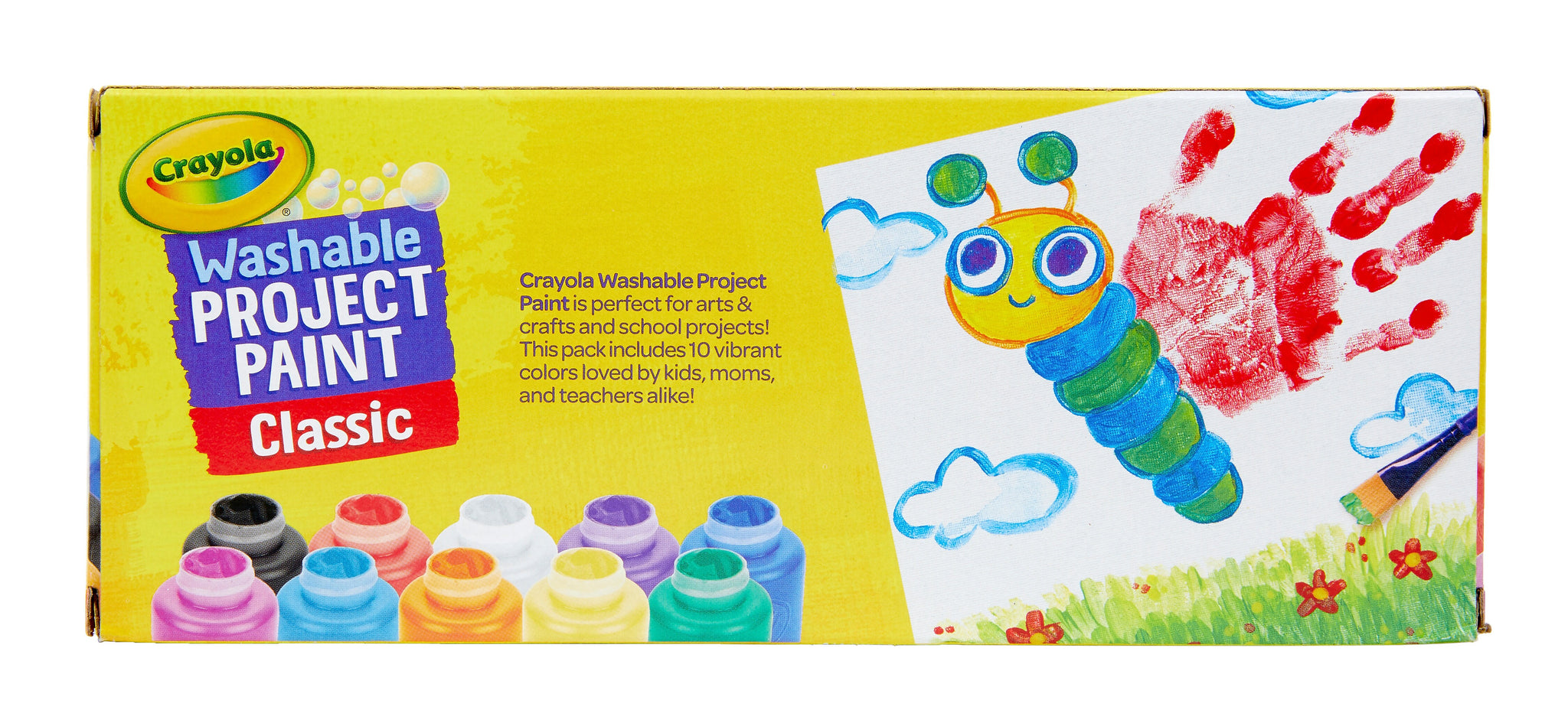 Crayola Classic Washable Watercolors, Assorted Colors, 2 oz., 10 Bottles/Pack