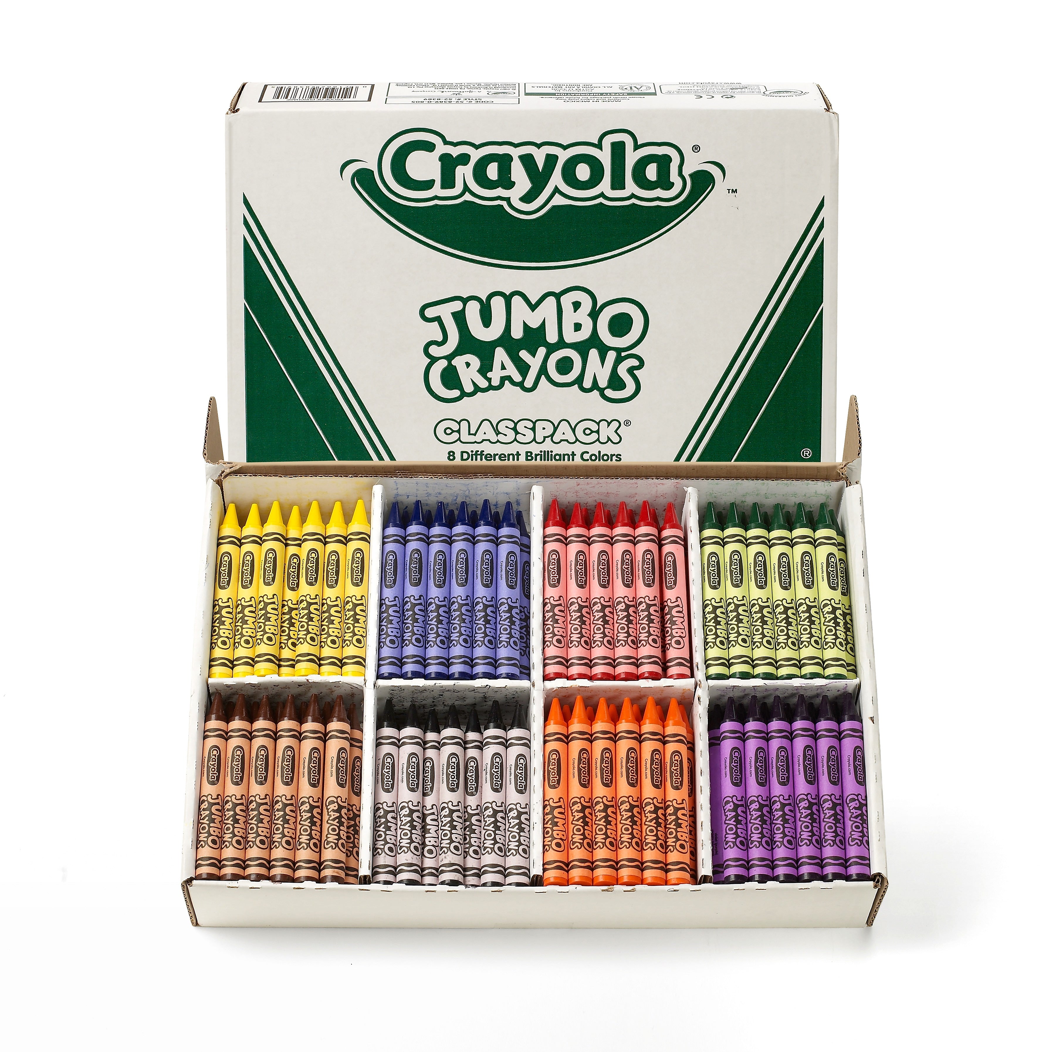 Crayola Classpack Jumbo Crayons, 200/Box