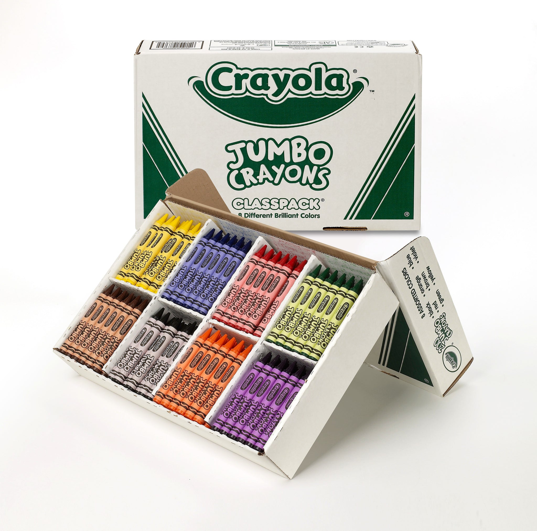 Crayola Classpack Jumbo Crayons, 200/Box