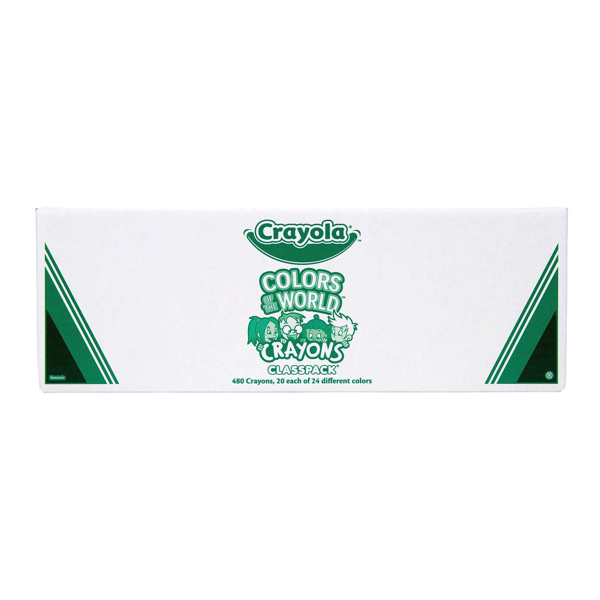 Crayola Colors of the World Classpack Crayons, Assorted Colors, 480/Pack