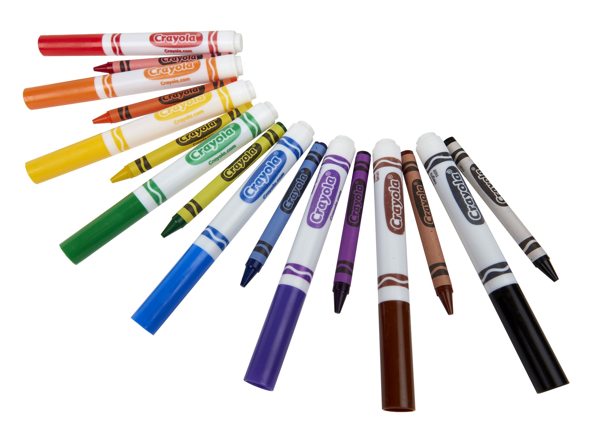 Crayola Combo Classpack Kids' Crayon/Marker Set, Broad, Assorted Colors, 256/Carton