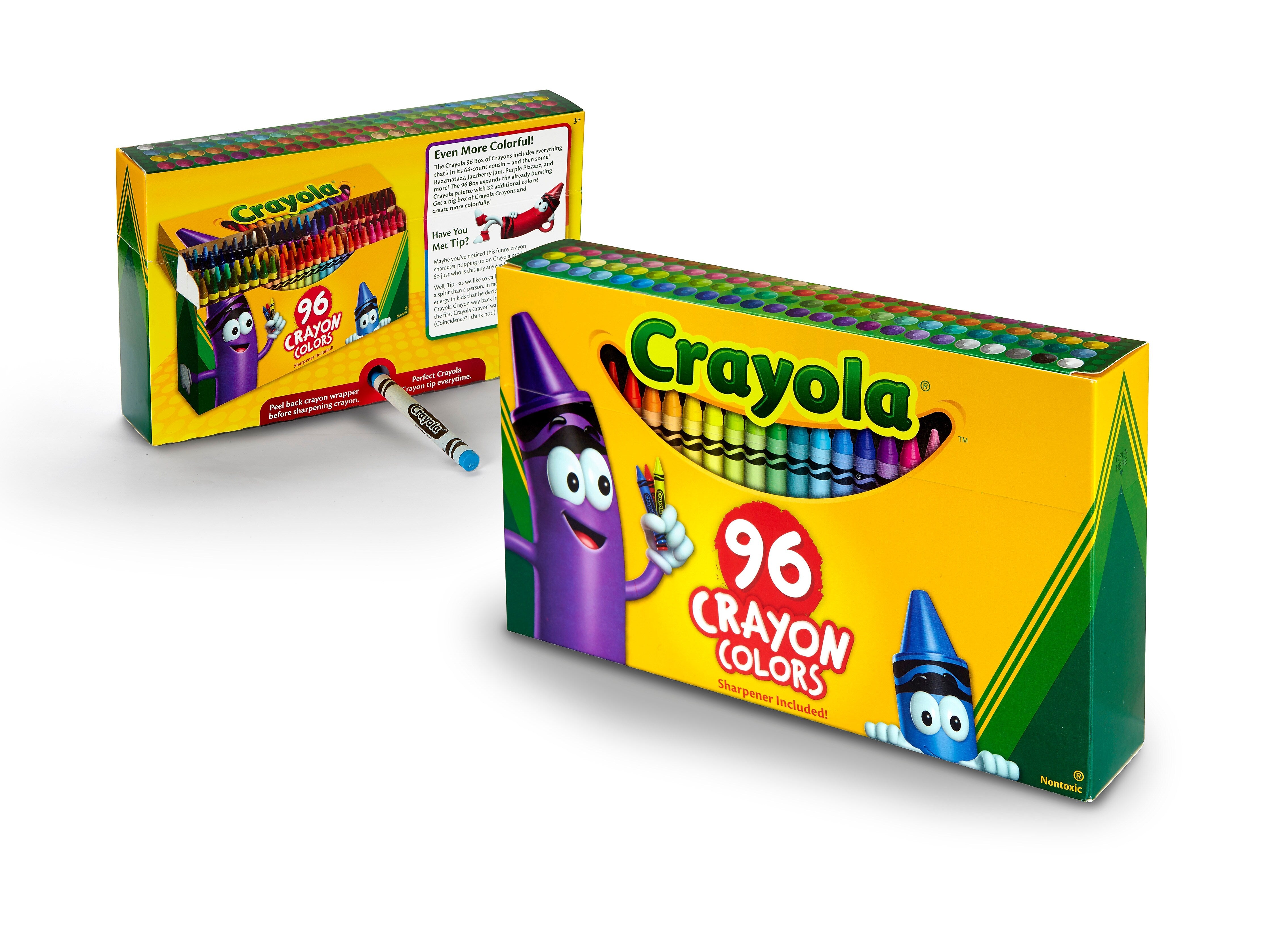 Crayola Crayons, Assorted Colors, 96/Box