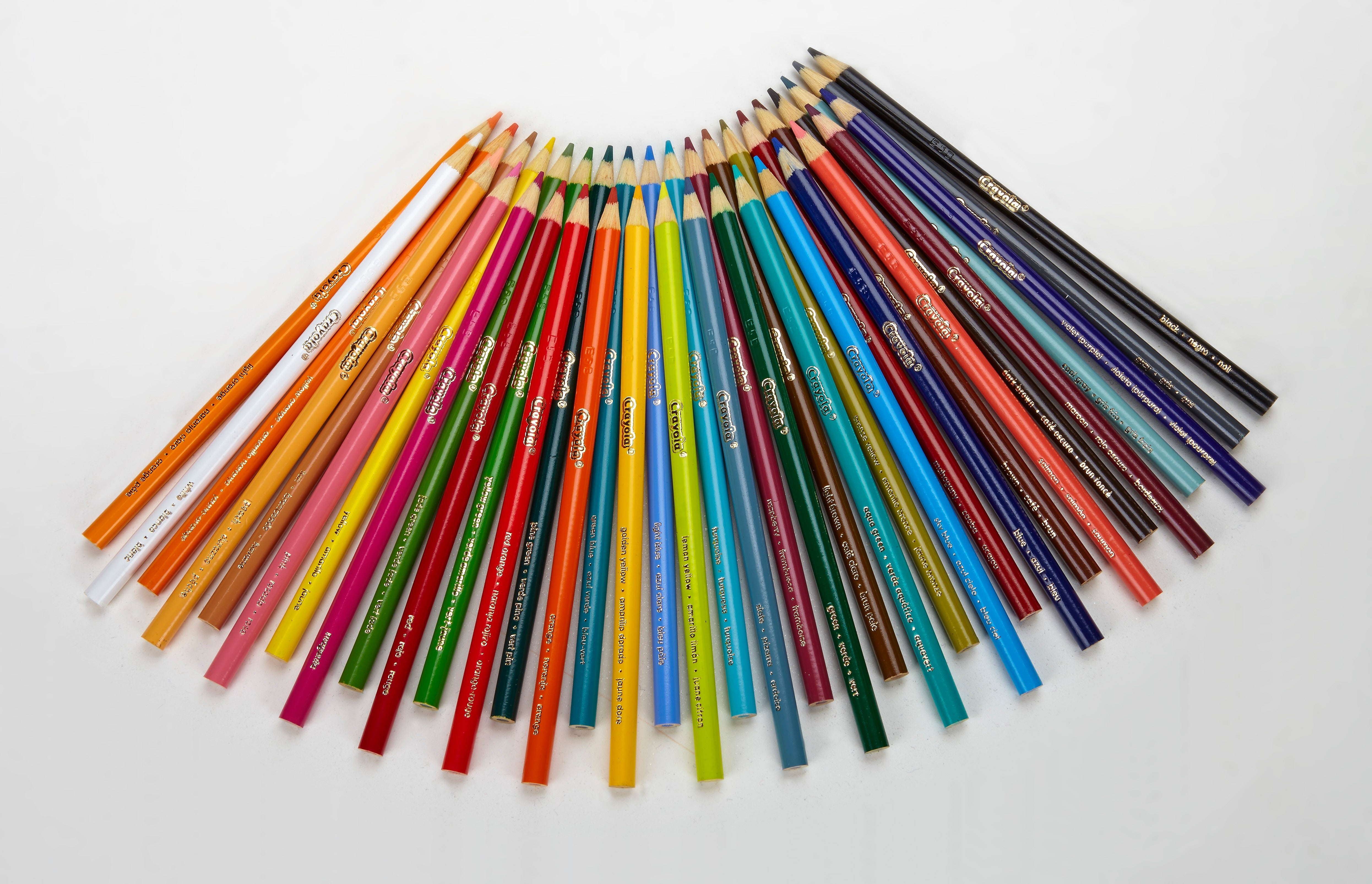 Crayola Kids' Colored Pencil Set, Assorted Colors, 36 Pencils/Pack