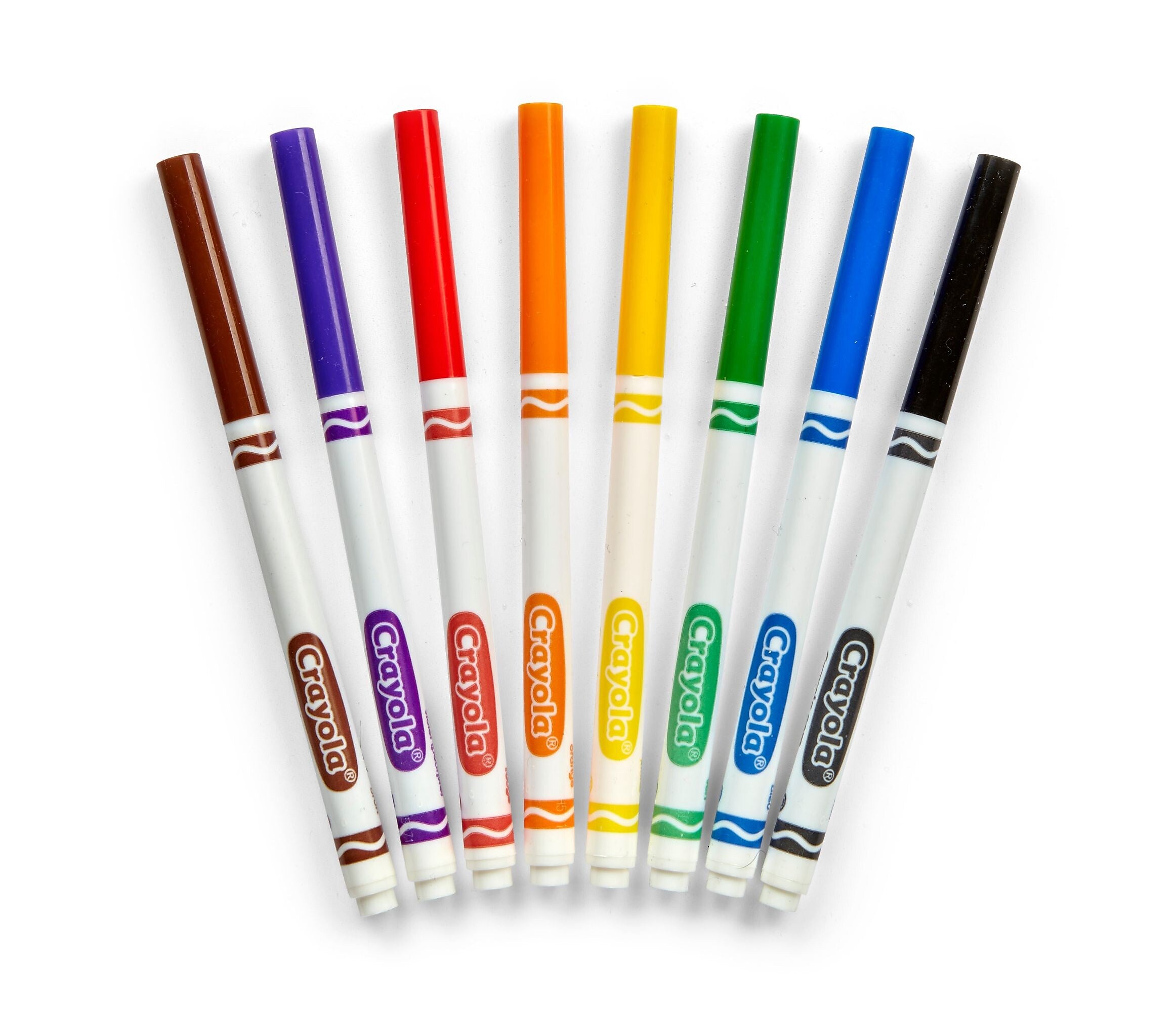 Crayola Kid's Markers, Fine, Assorted Colors, 8/Box