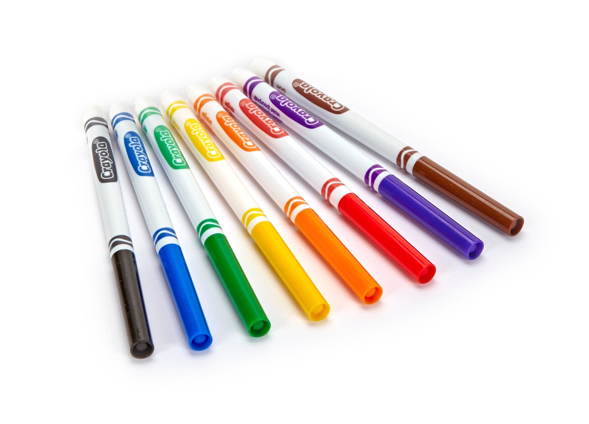 Crayola Kid's Markers, Fine, Assorted Colors, 8/Box