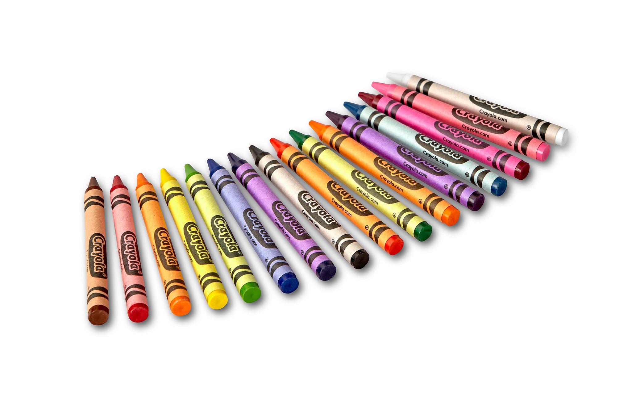 Crayola Non-Peggable Crayons, Assorted Colors, 16 Per Box