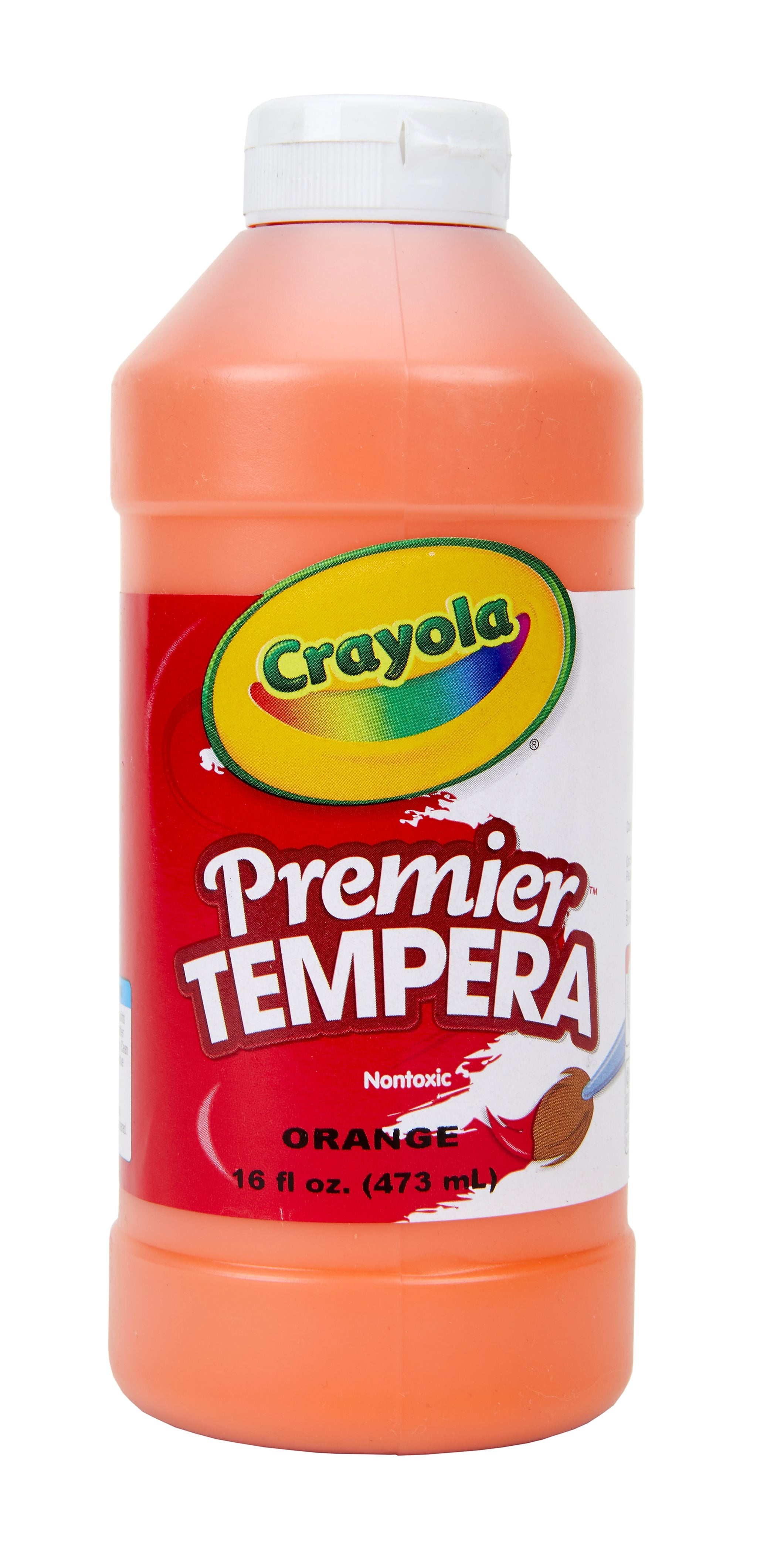 Crayola Premier Tempera Paint, Orange, 16 oz.